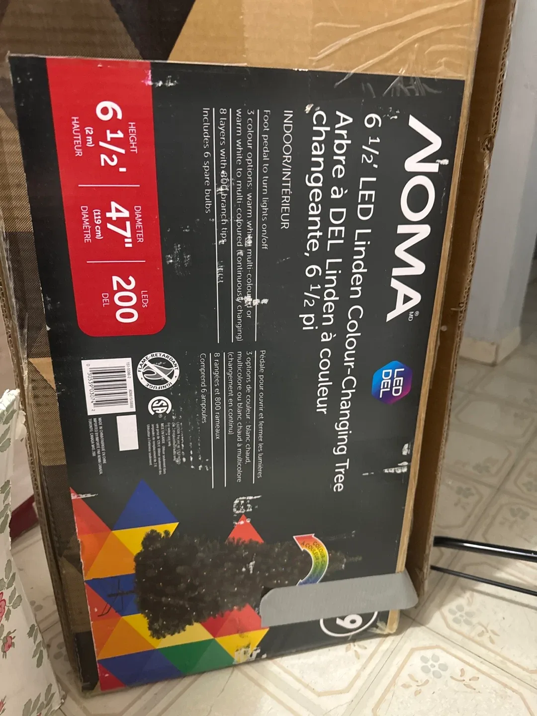 NOMA 6 1/2' LED Linden Colour-Changing Tree thumbnail