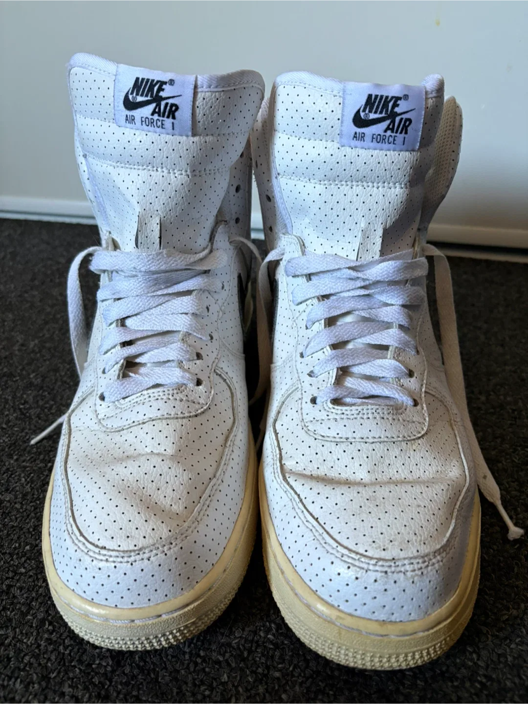 Nike Air Force 1 High '07 White Sneakers thumbnail