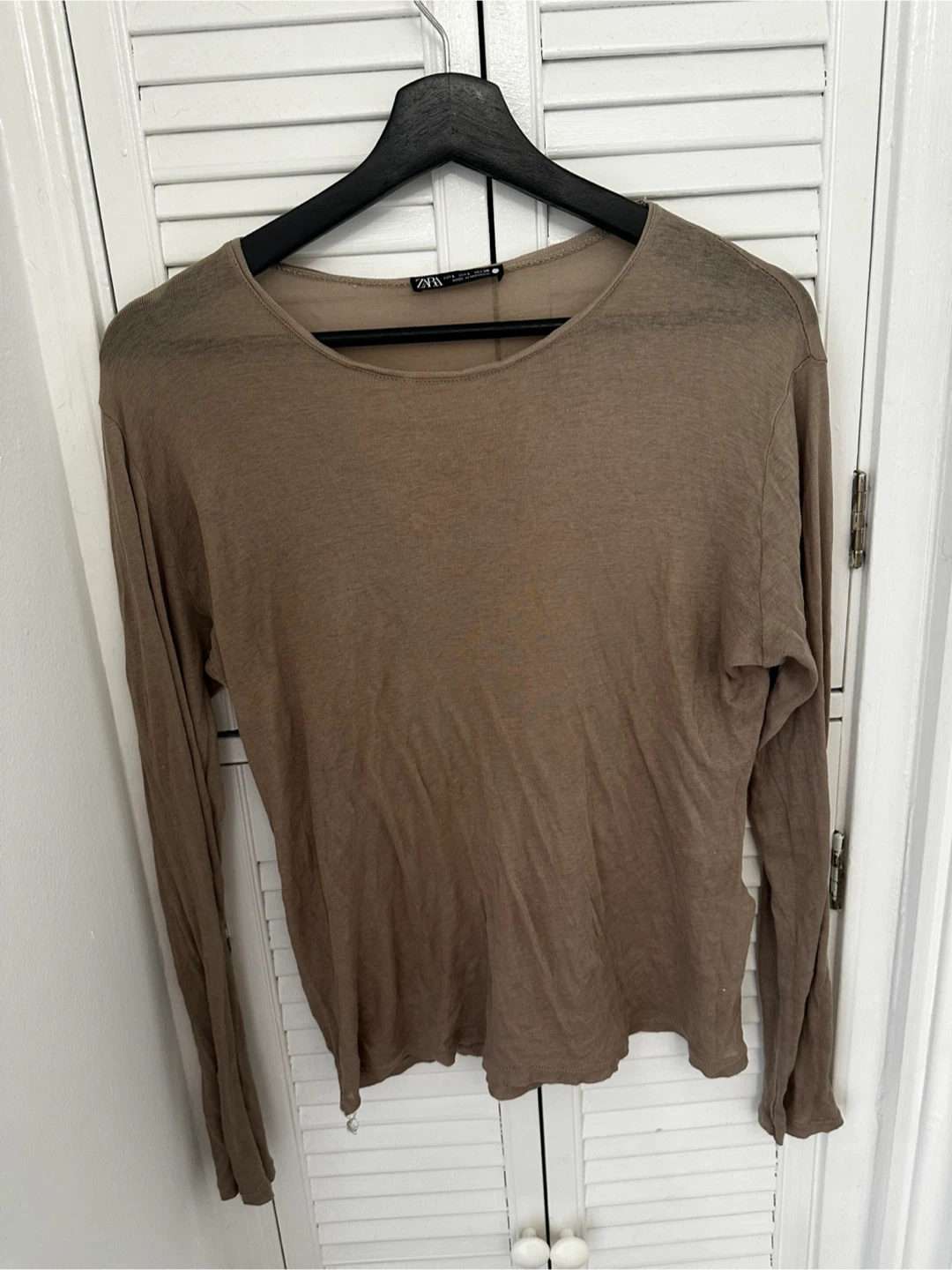 Zara Long Sleeve Top - Size L