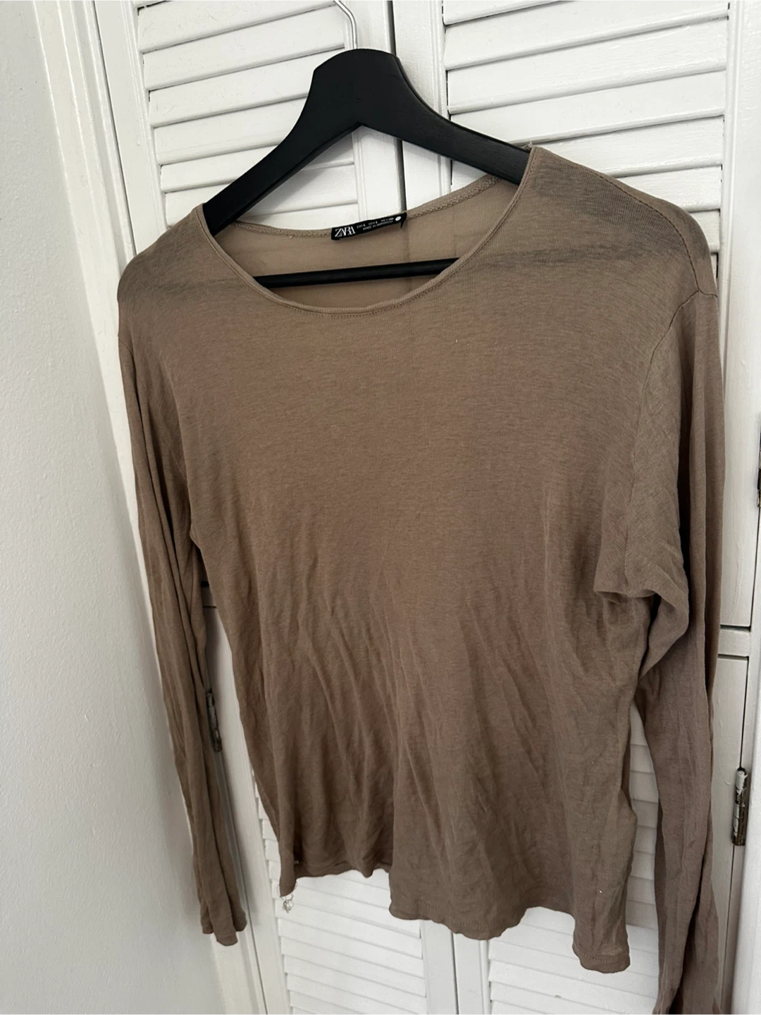 Zara Long Sleeve Top - Size L - photo 2