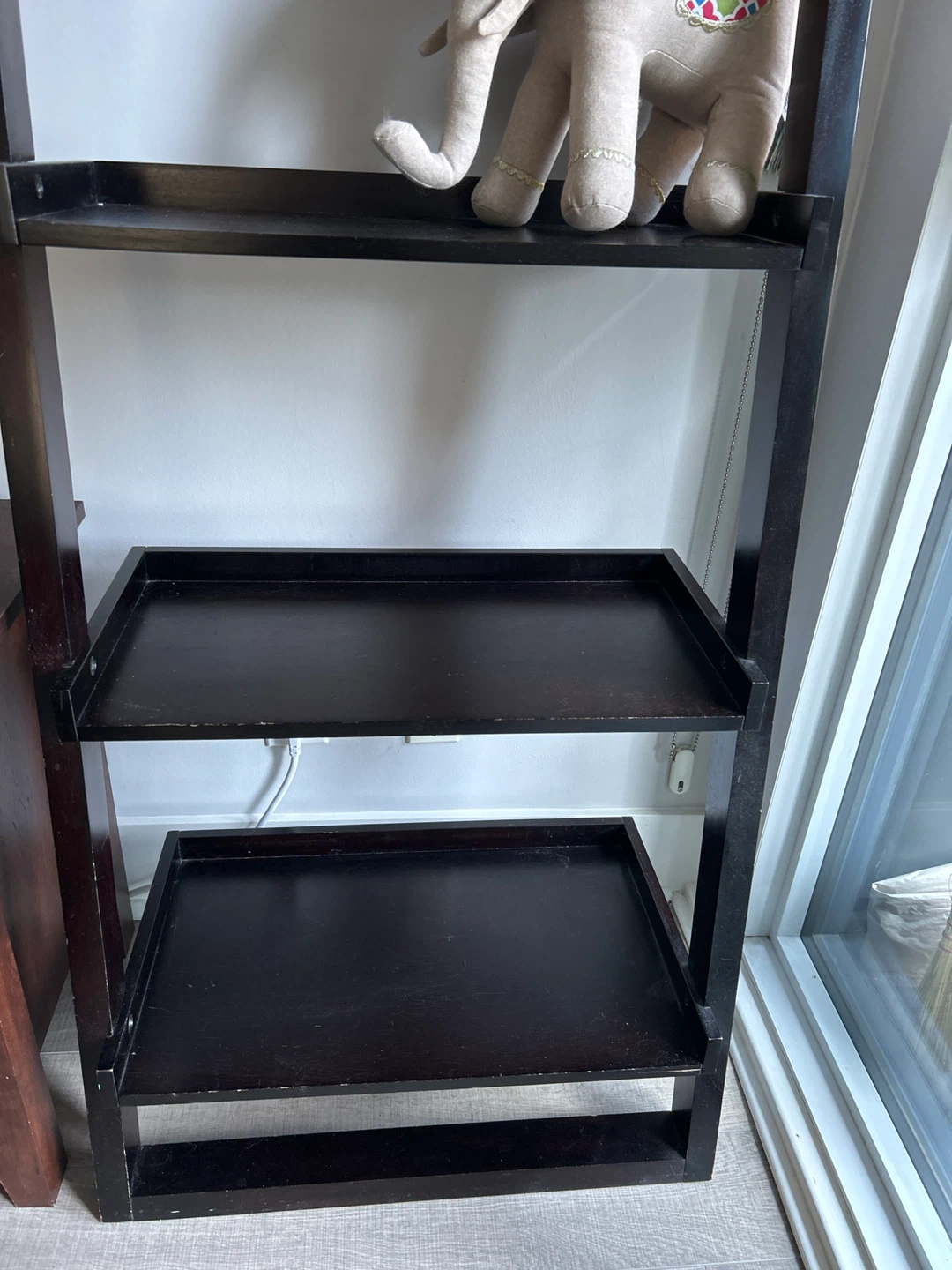 Black Leaning Ladder Shelf - photo 3