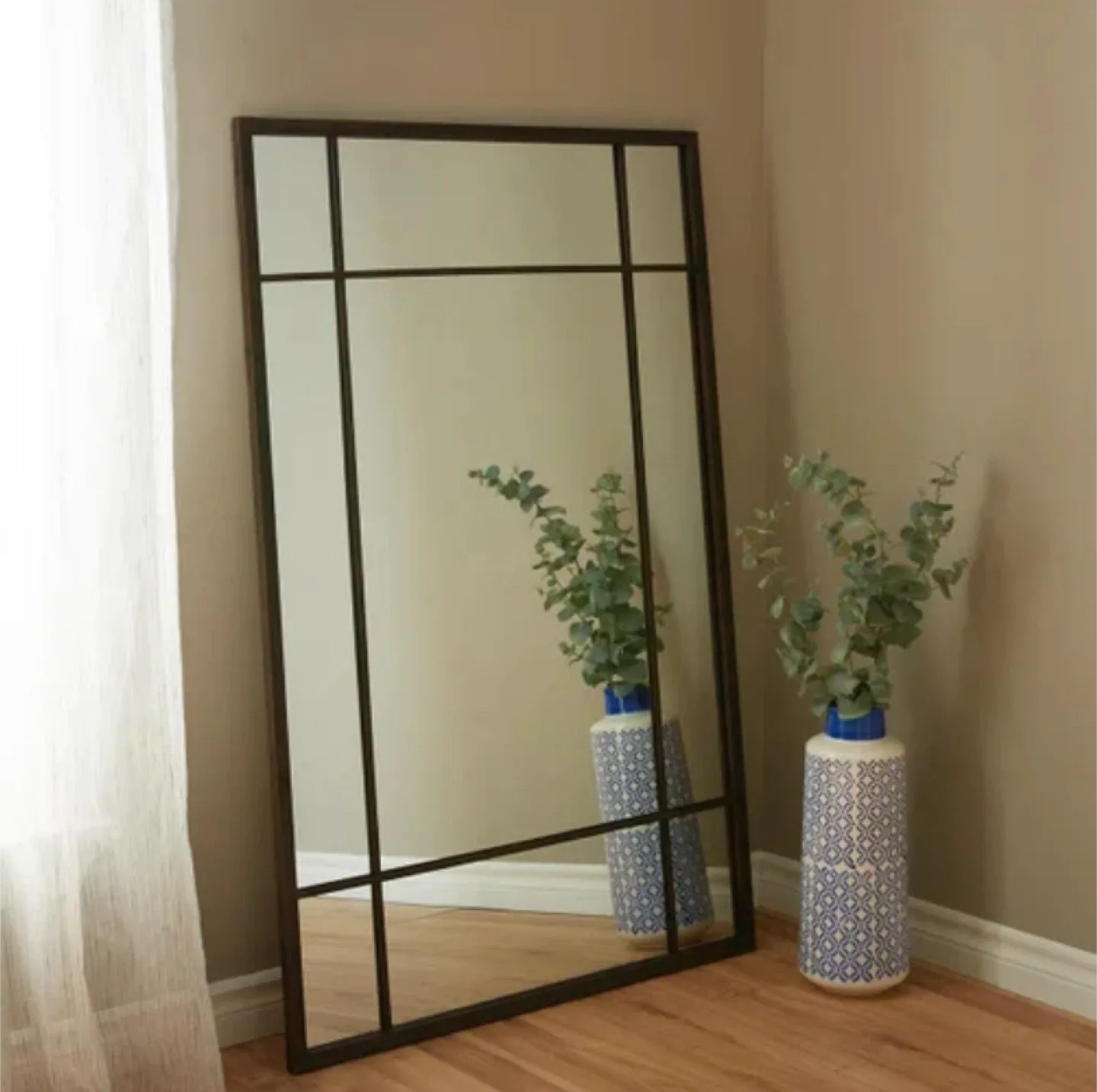 Modern Wall Mirror with Black Frame, by Structube thumbnail