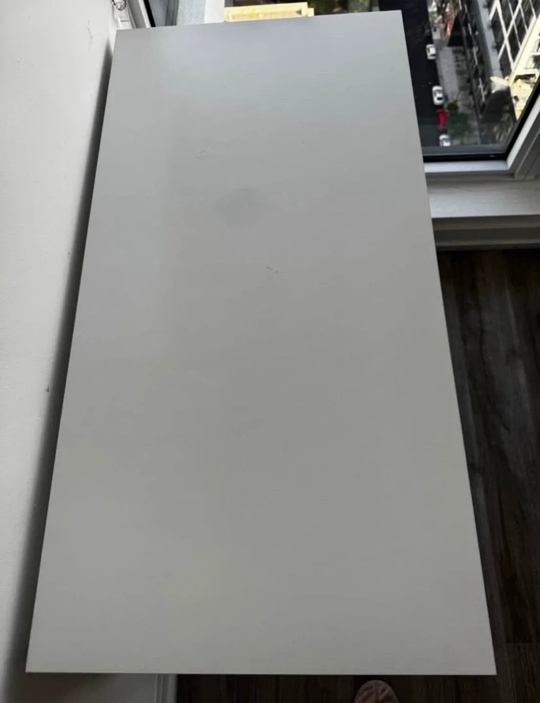 MUST GO TODAY! White Desk with Drawer (98cm x 51cm) image indicator(5)