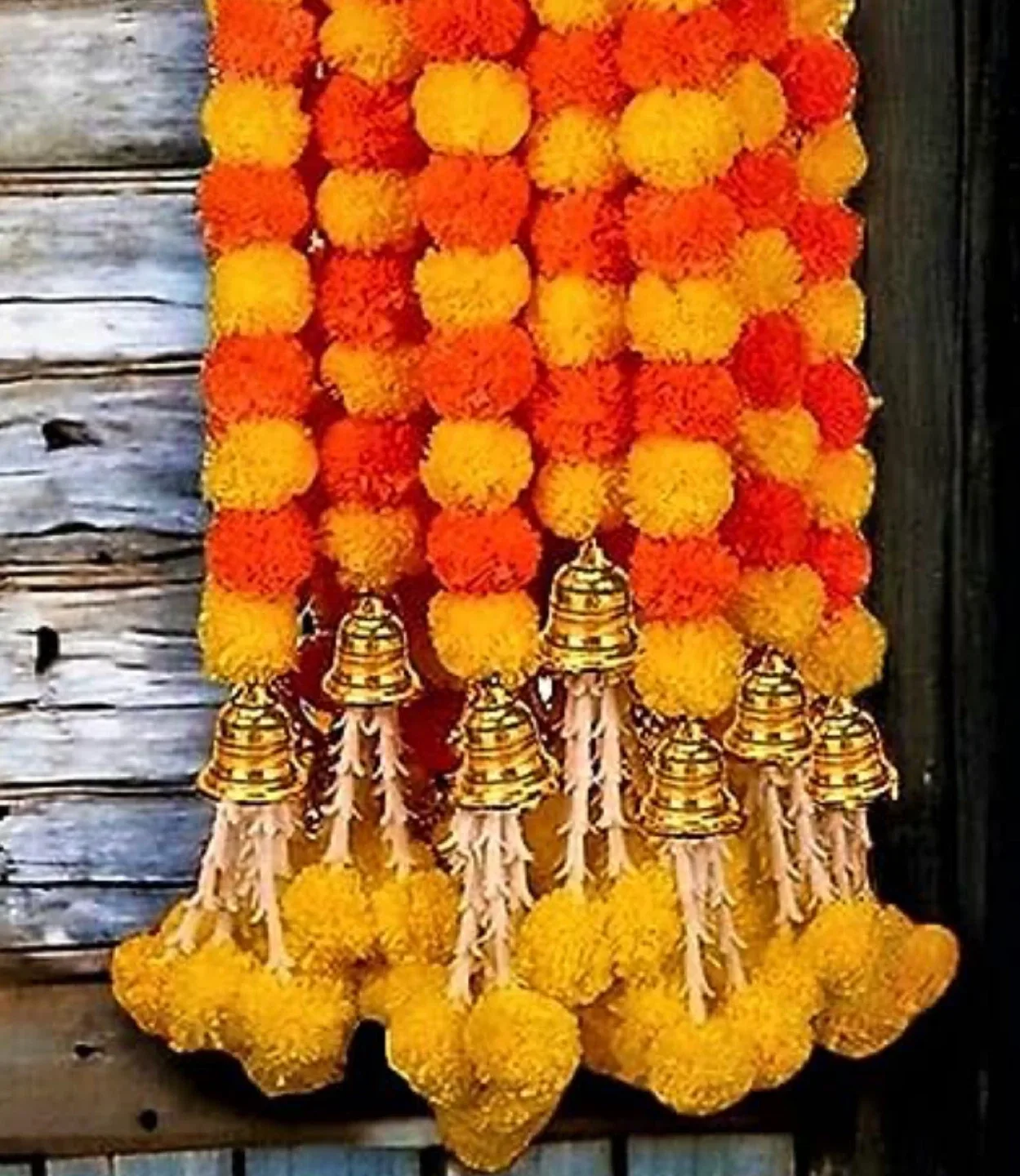 Marigold Flower Garlands - Indian Wedding Decorations thumbnail