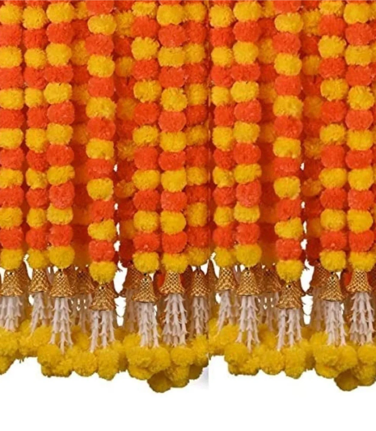 Marigold Flower Garlands - Indian Wedding Decorations image indicator(2)