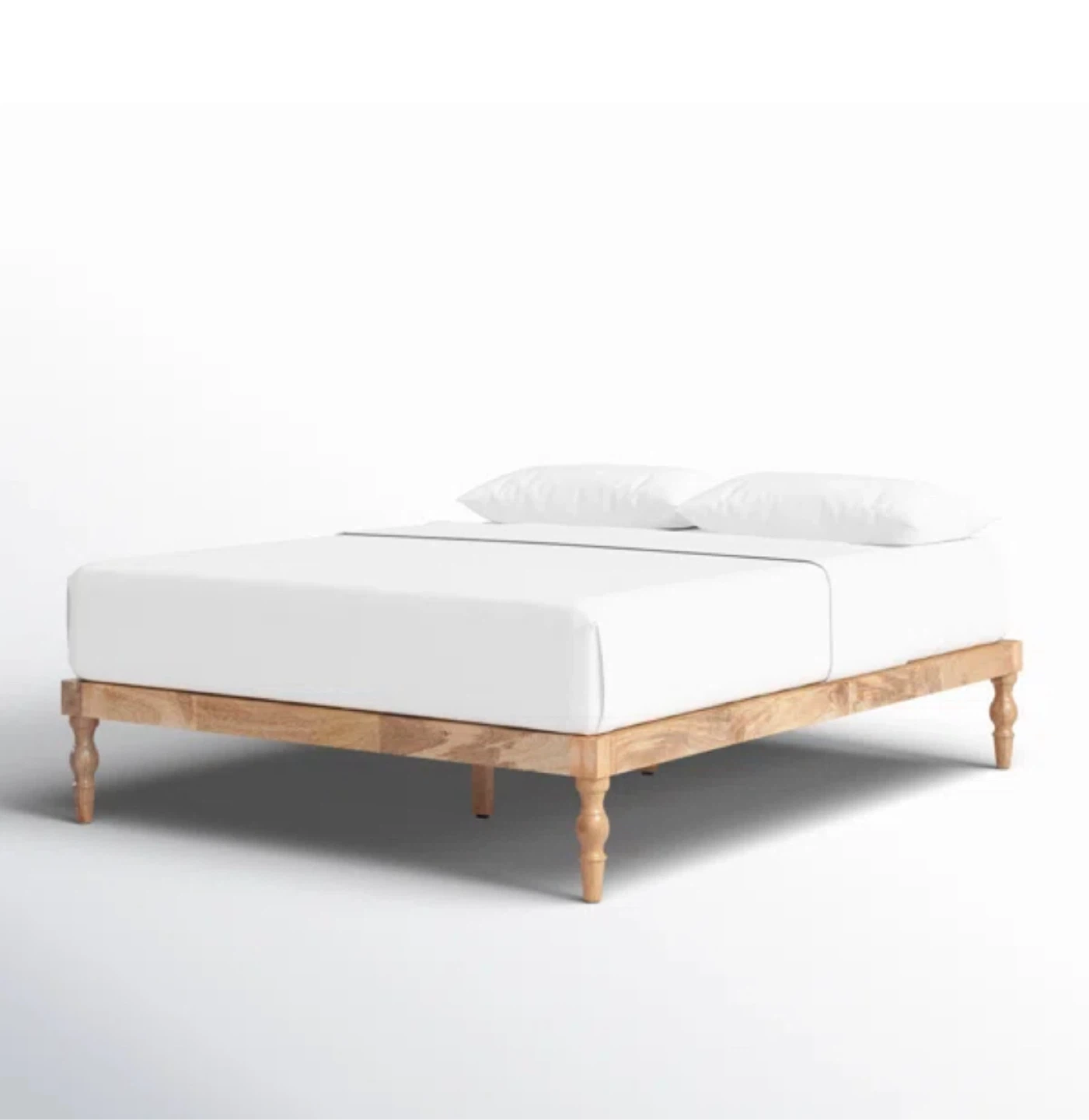 Queen Size Solid Wood Bed Frame - photo 4