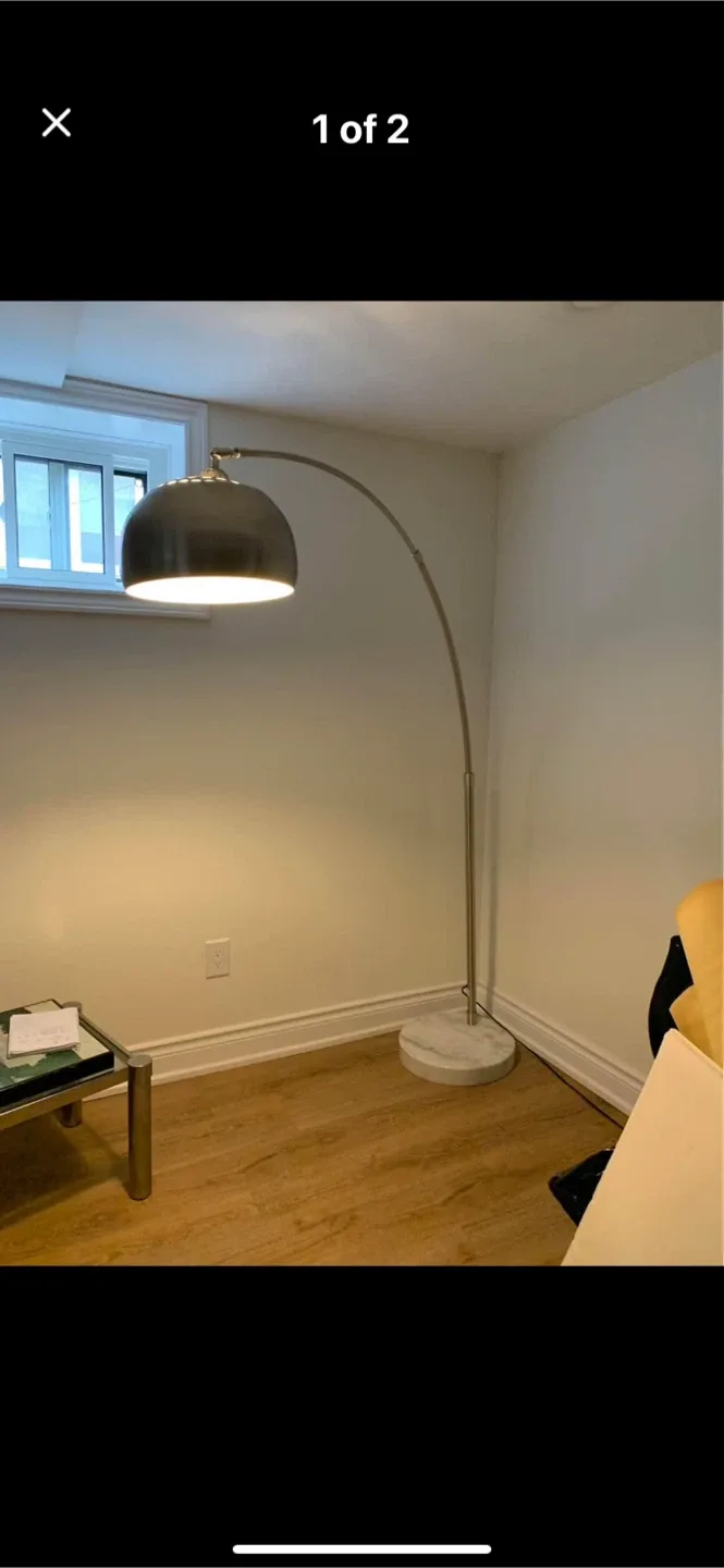 New EQ3- Silver Arc Floor Lamp image indicator(2)