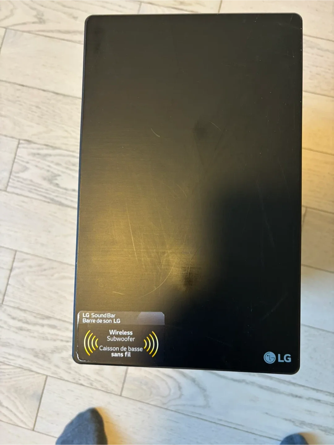 LG wireless  subwoofer - SPN5B-W -33w -110-120 V/60 HZ image indicator(4)