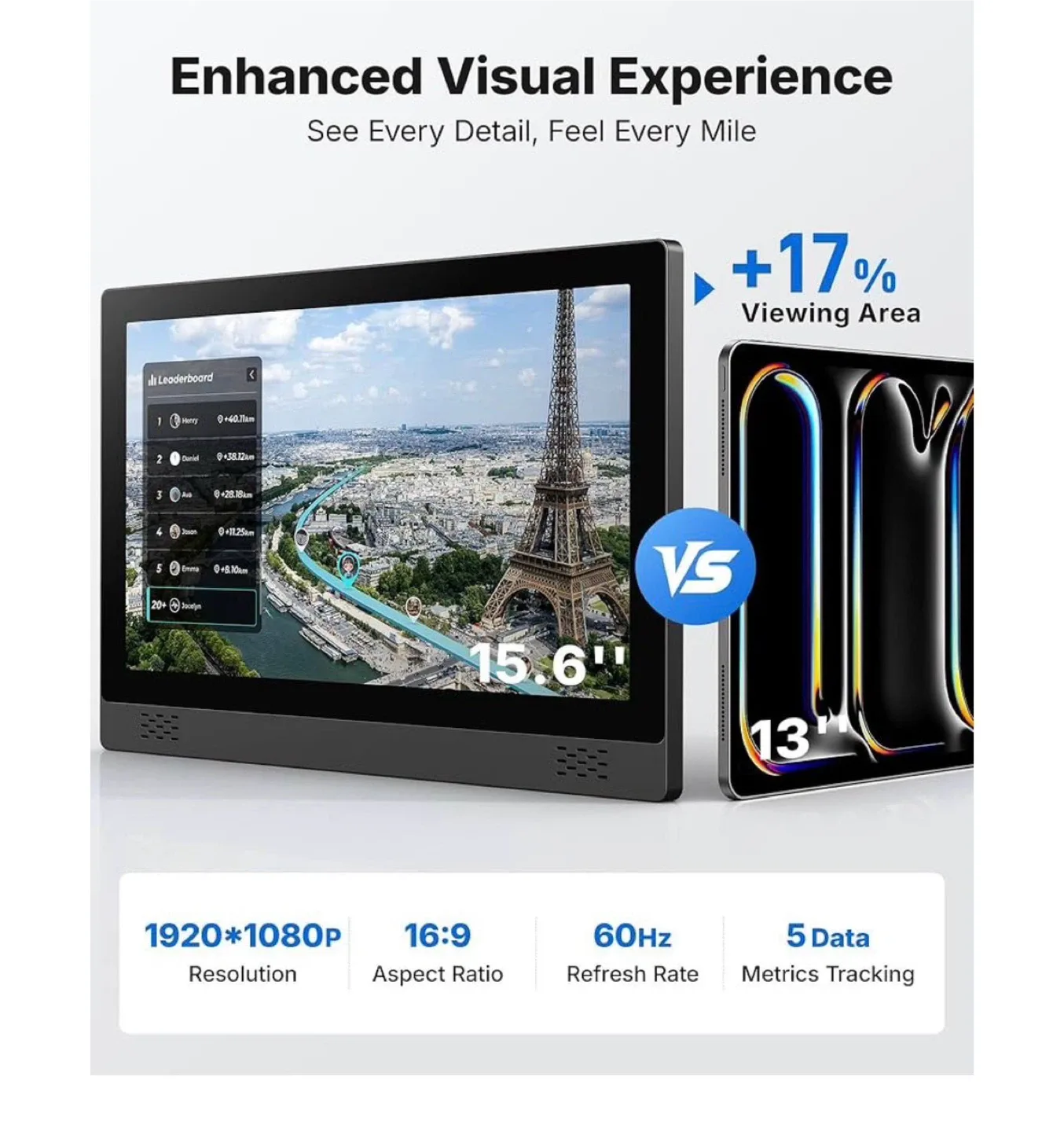 Merach Exercise Bike with 15.6" Touchscreen image indicator(3)