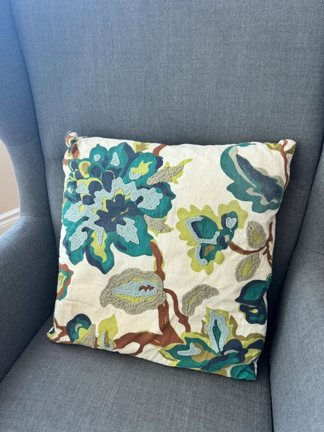 Floral Throw Pillow image indicator(2)
