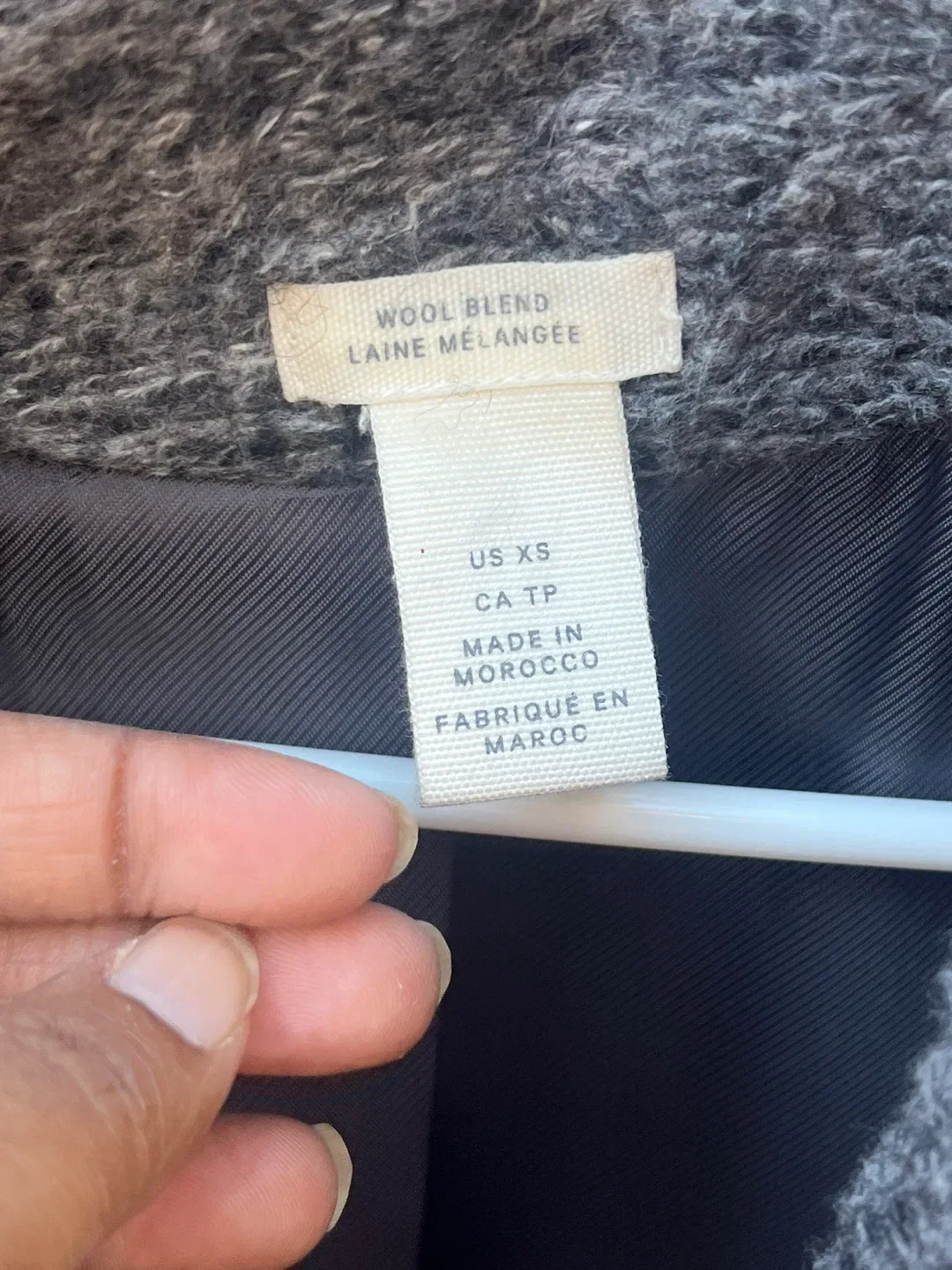 H&M Wool Blend Coat - Size XS fits like M image indicator(2)