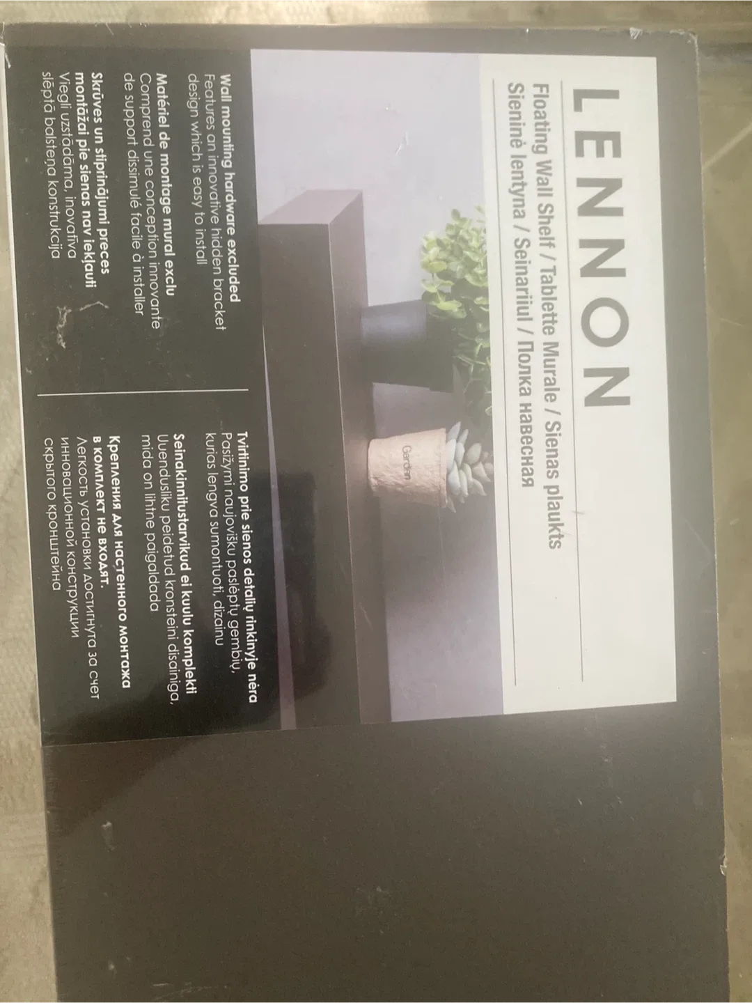 New Lennon Floating Wall Shelf 31.5" x 2" x 10.2" image indicator(2)