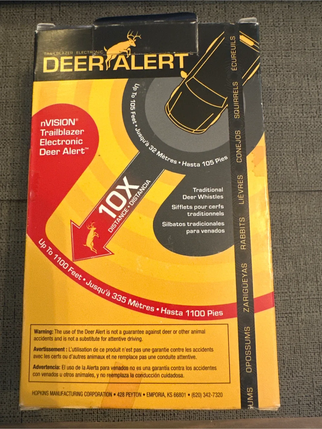 Trailblazer Electronic Deer Alert - New in Box image indicator(2)