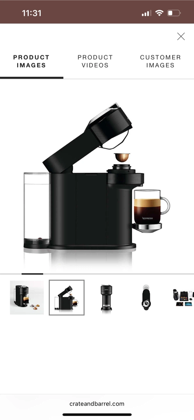 Nespresso by Breville Classic Vertuo Coffee & Espresso Machine - photo 2