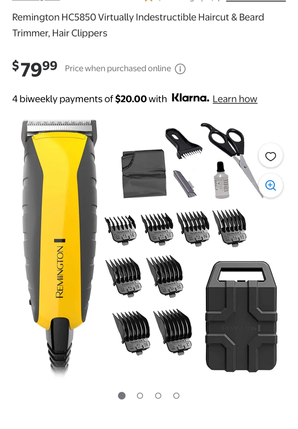 Haircut Trimmer Remington HC5850 Virtually Indestructible image indicator(4)