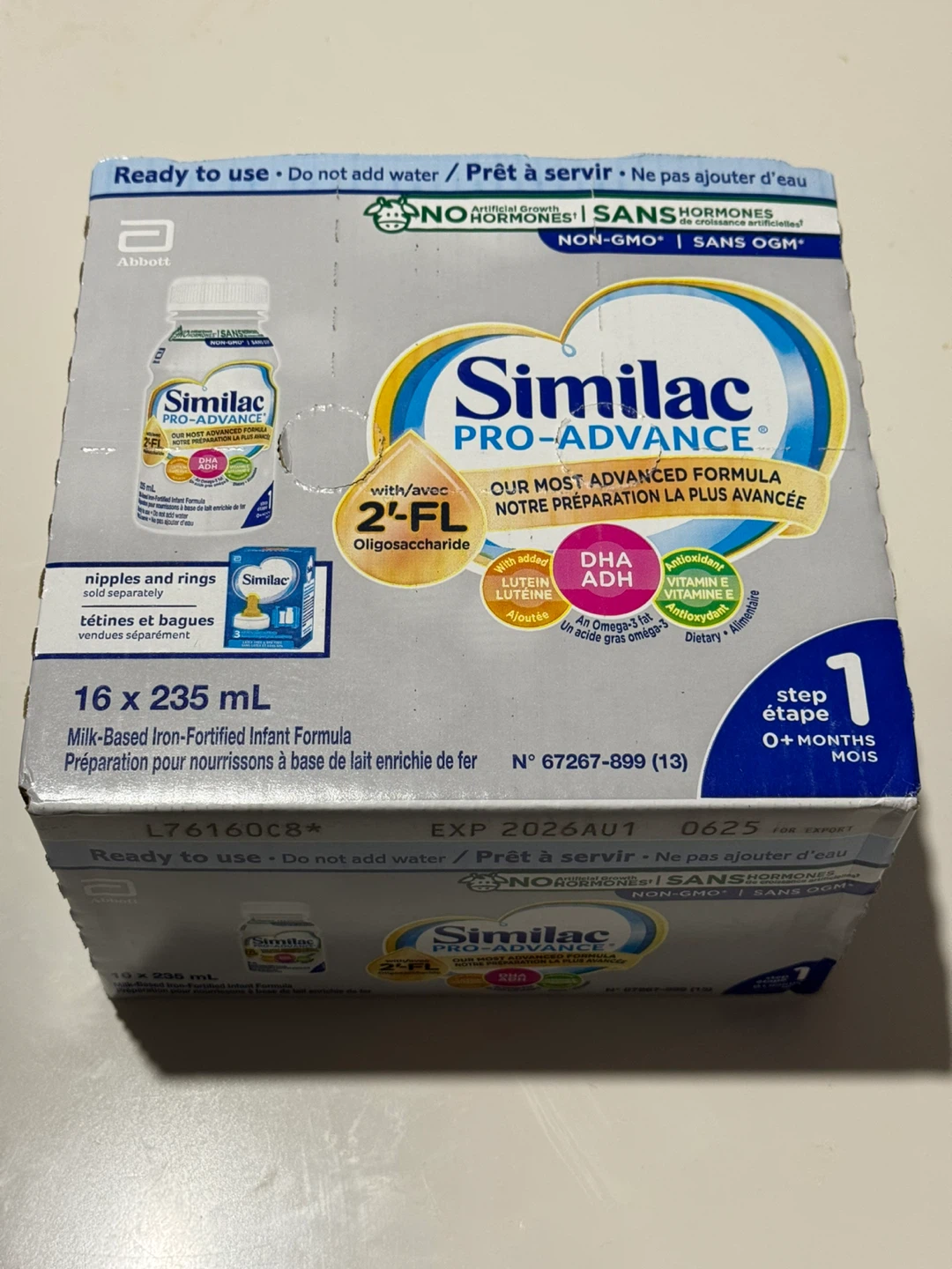 Similac Pro-Advance Step 1 Baby Formula 16x235ml