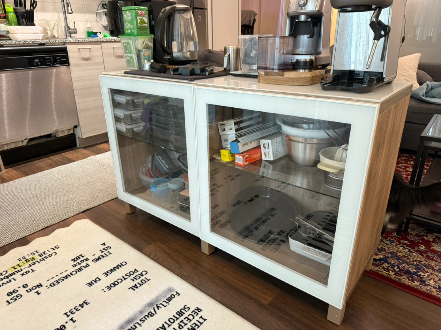 Ikea BESTA Cabinet with glass doors