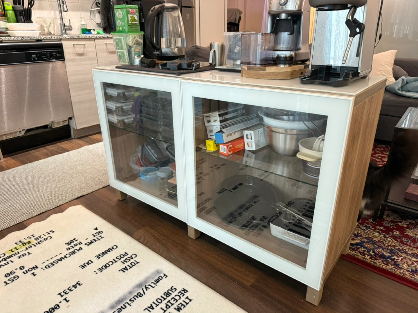 Ikea BESTA Cabinet with glass doors - photo 2