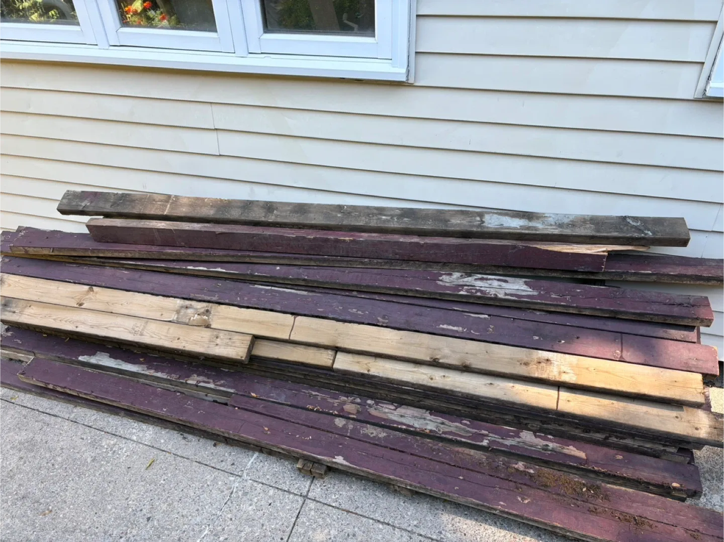 Deck lumber 8’ 2x3
