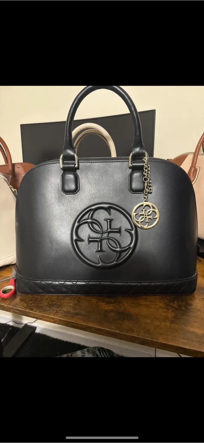 Guess Black Dome Handbag thumbnail