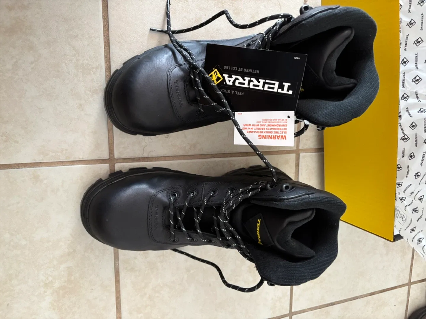 Terra TREMORSRBLK CTCPESBR Black Work Boots - Size 10.5 image indicator(3)