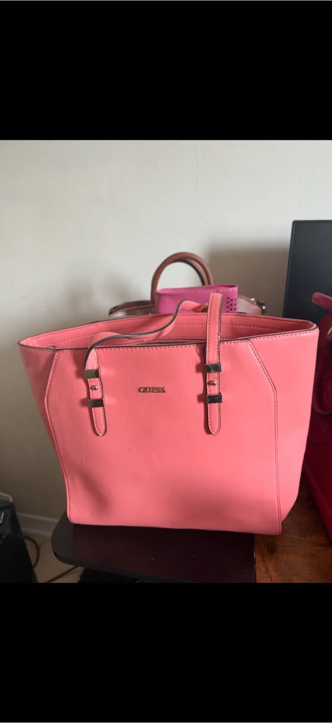 Guess Pink Tote Bag thumbnail