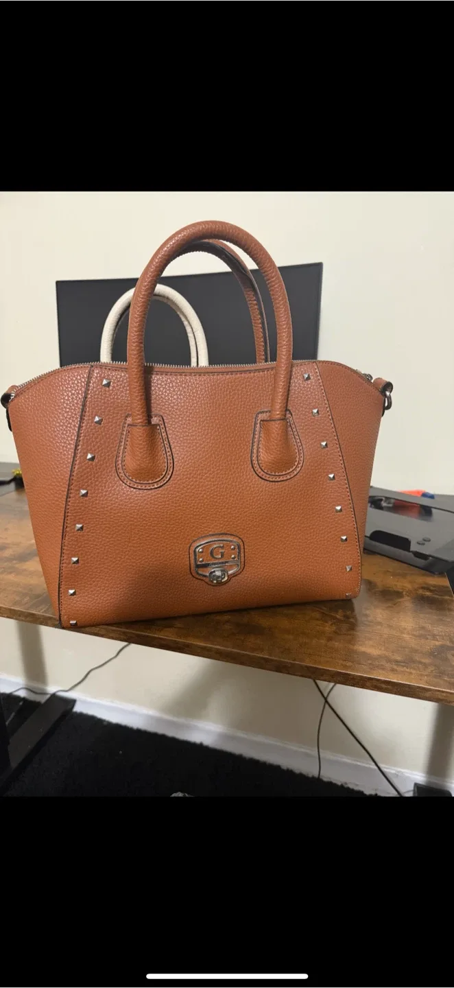 Guess Brown Satchel thumbnail