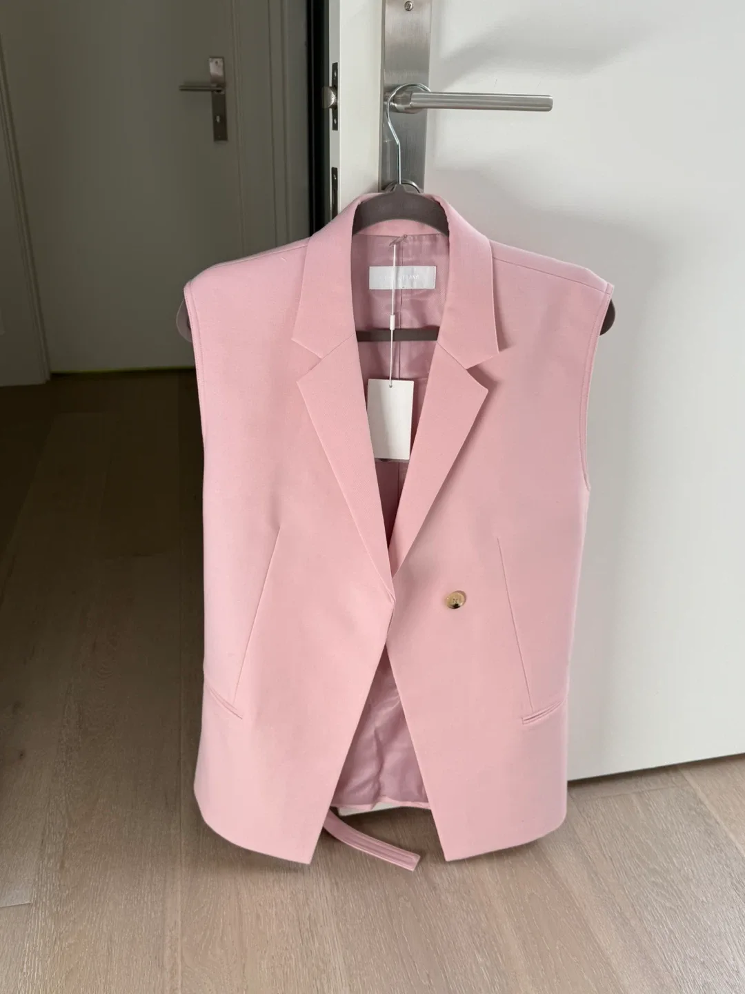 Helmut Lang Sleeveless Blazer - Pink thumbnail