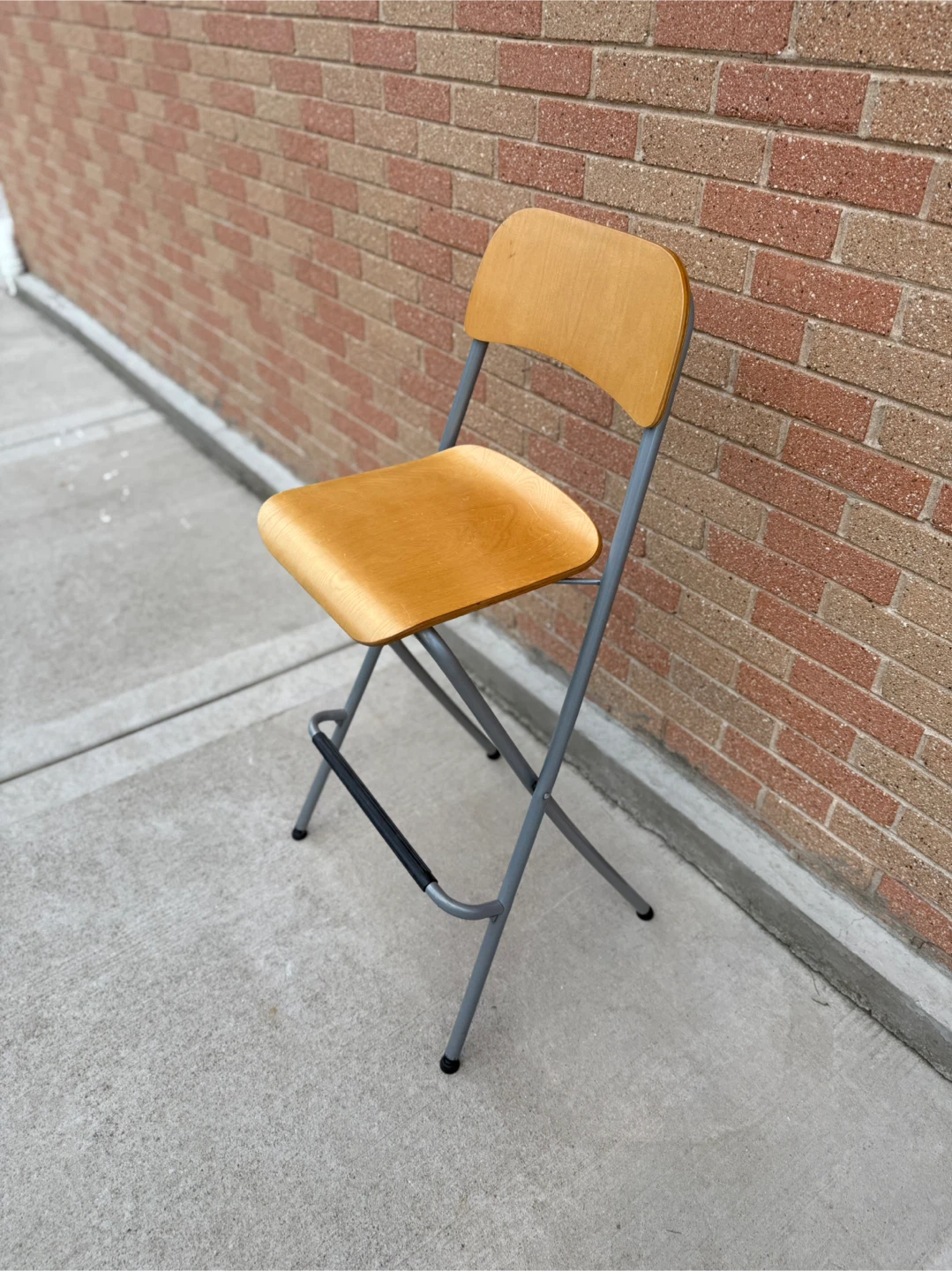 Folding Bar Stool - Wood and Metal - photo 5