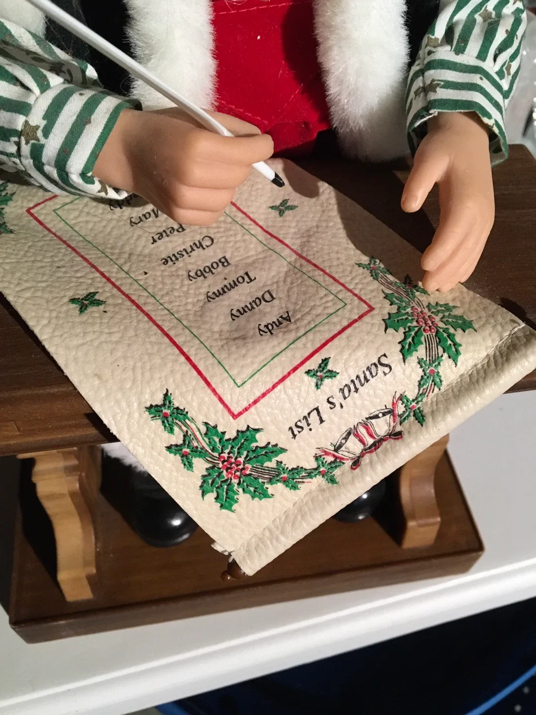 Santa Claus Figurine at Desk image indicator(2)