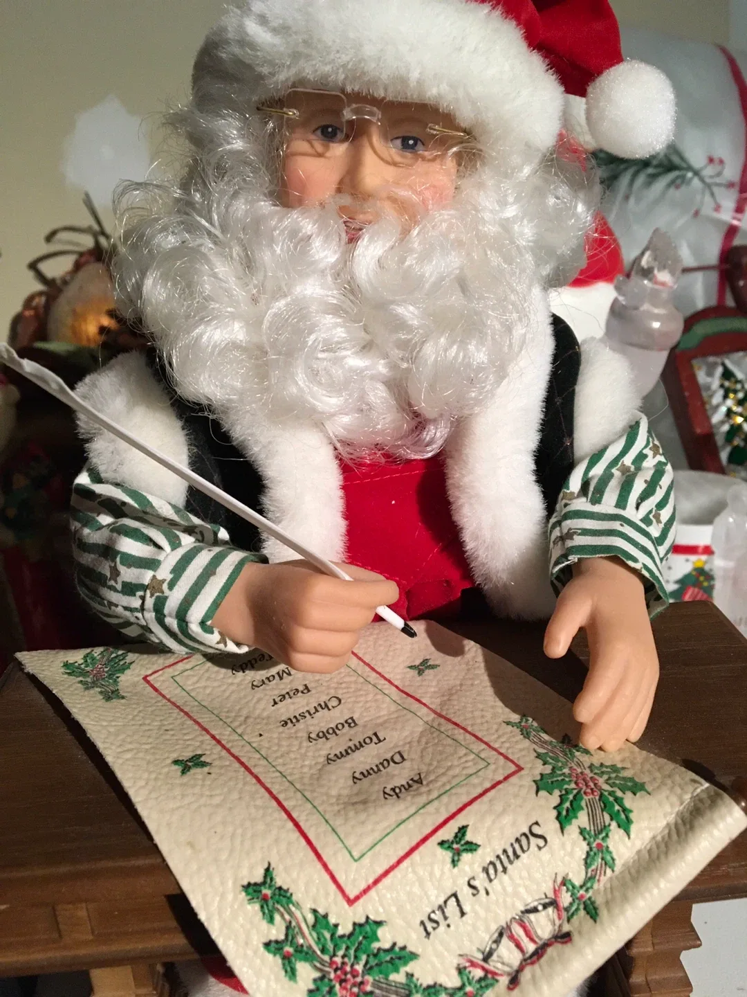 Santa Claus Figurine at Desk image indicator(3)