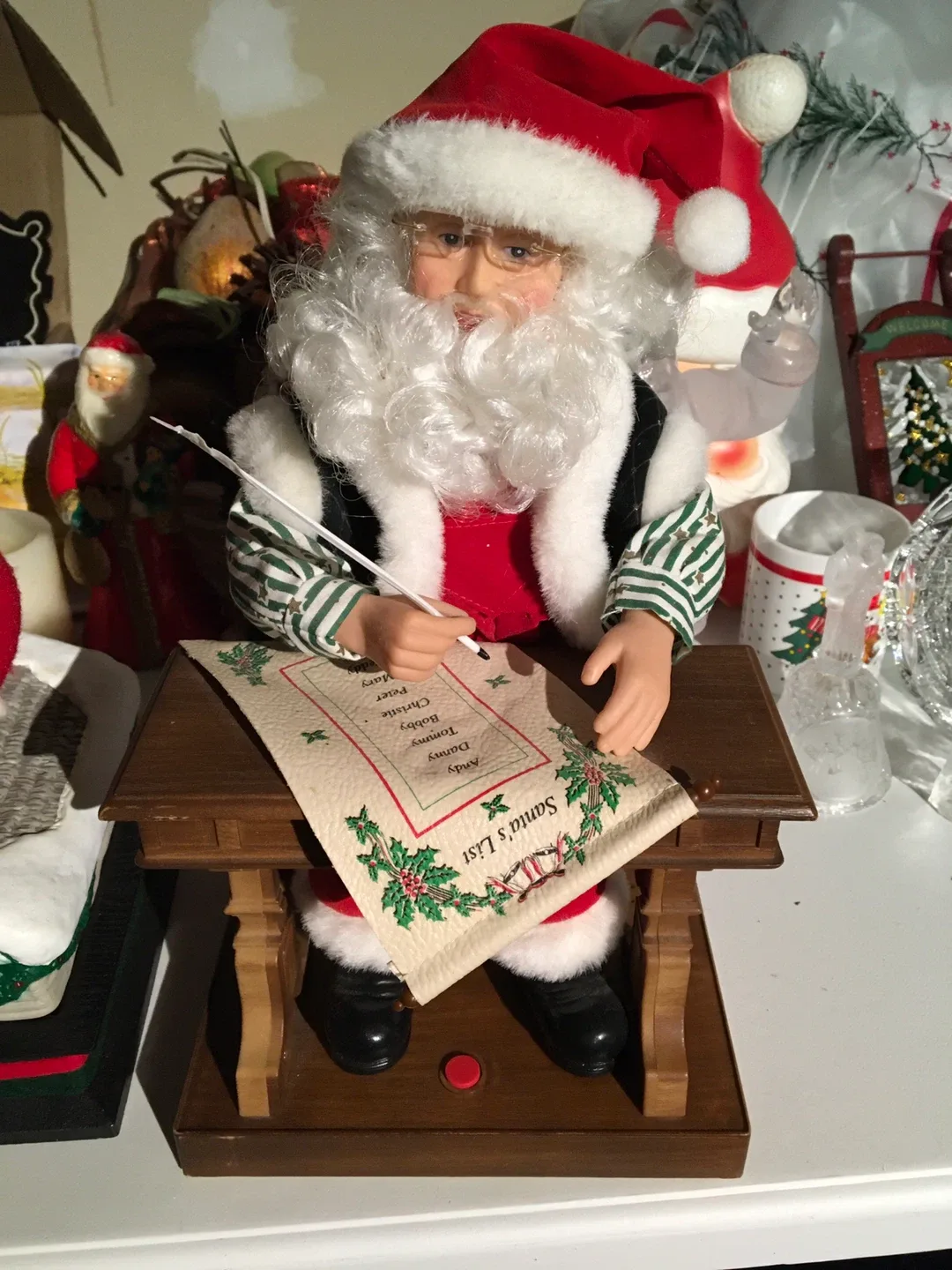 Santa Claus Figurine at Desk image indicator(4)