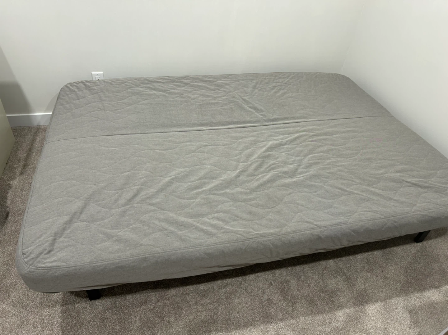 IKEA Convertible Futon Sofa Bed - Grey - photo 2