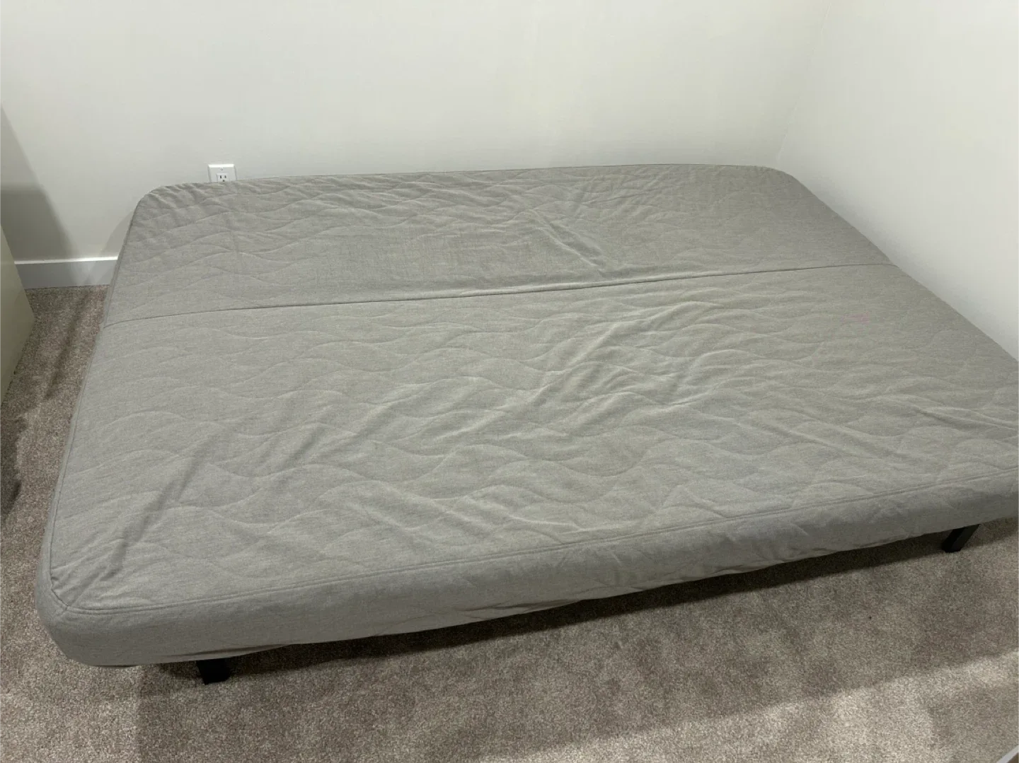 IKEA Convertible Futon Sofa Bed - Grey image indicator(2)