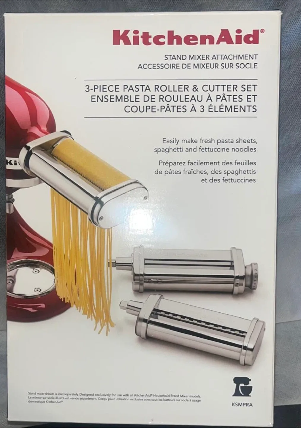KitchenAid Pasta Roller & Cutter Set - NEW thumbnail