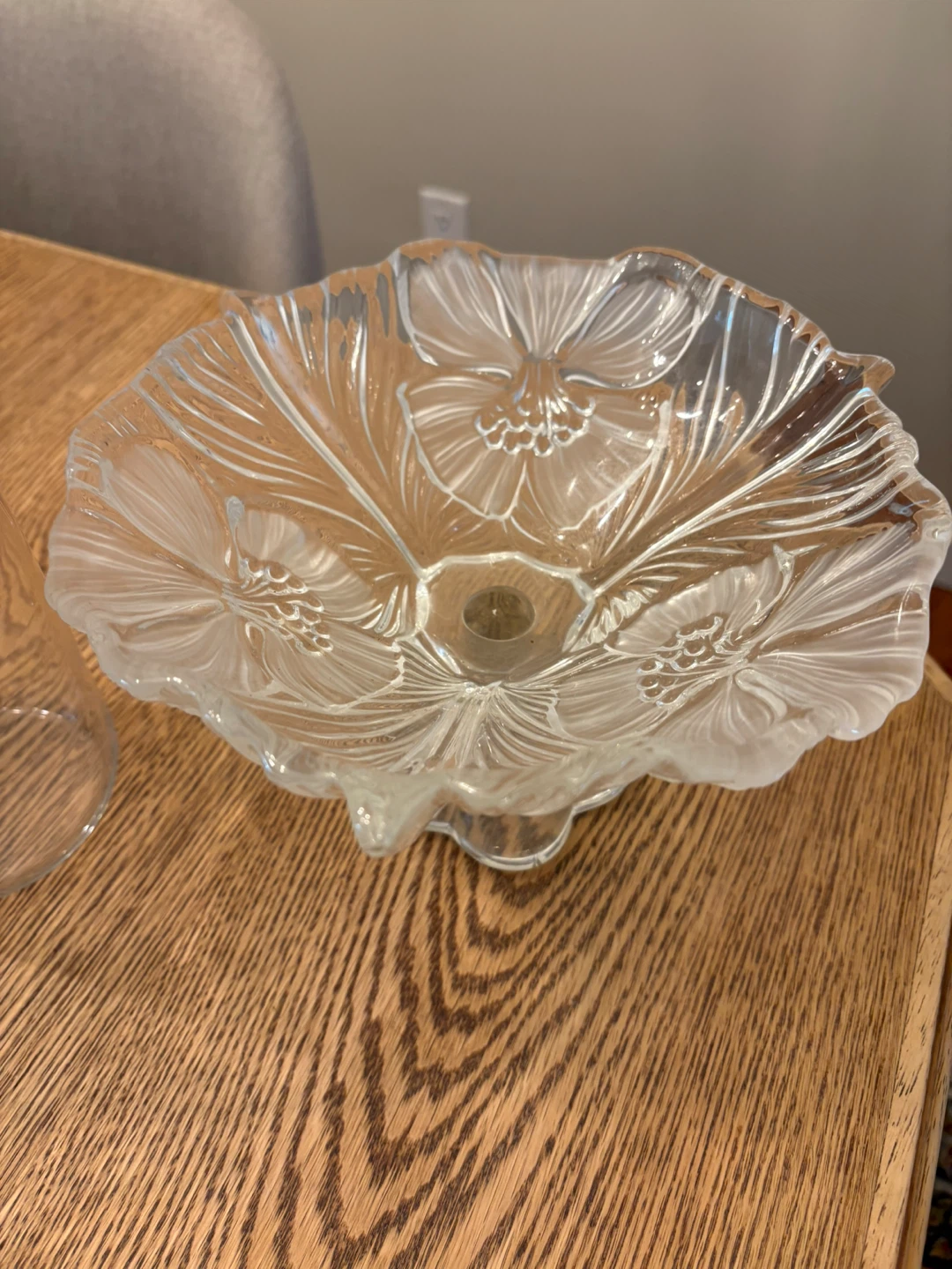 Glass Bottle with Cork & Glass Dessert Bowl - photo 3