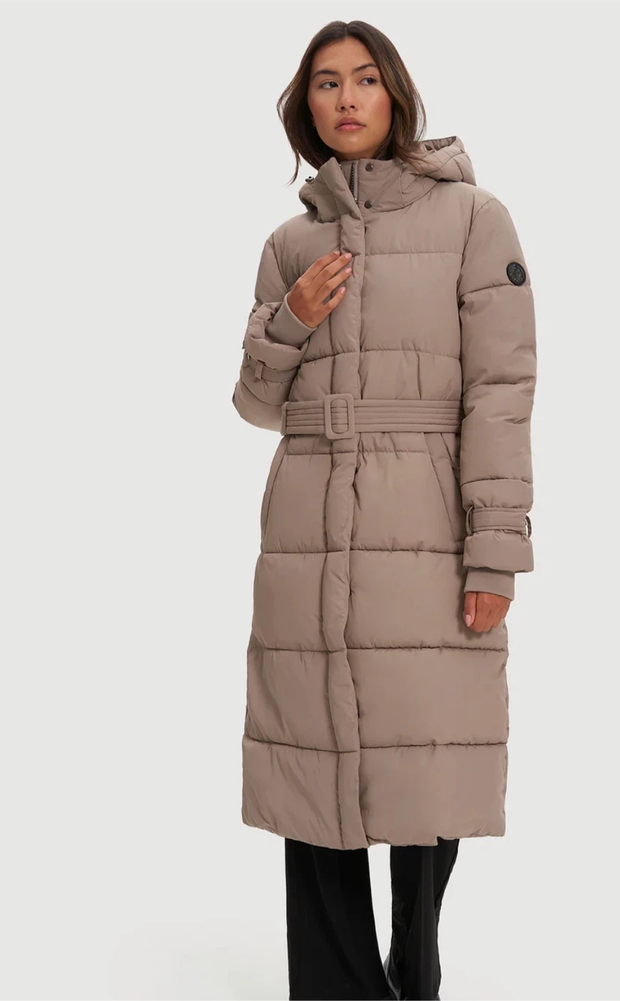 Noize Women's Long Puffer Coat - Size S - photo 2