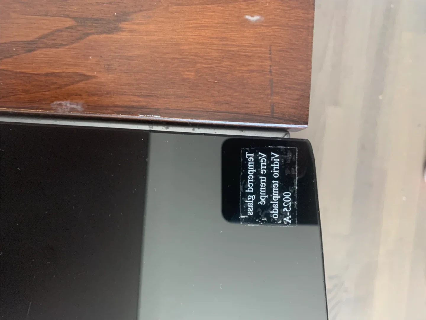 Modern Black Glass TV Stand image indicator(2)