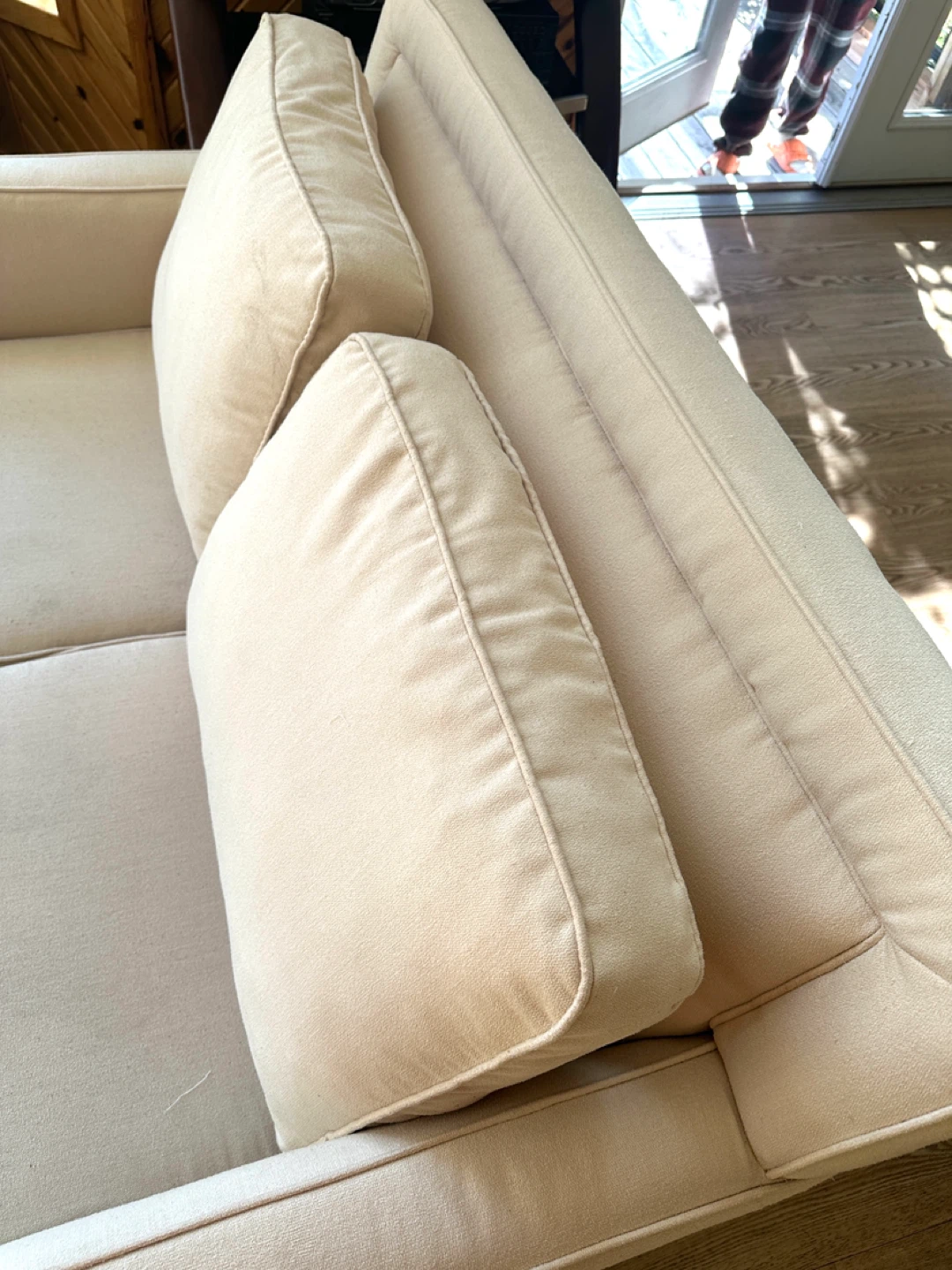 Beautiful Light Fabric Love seat Sofa (CAN DELIVER) - photo 5