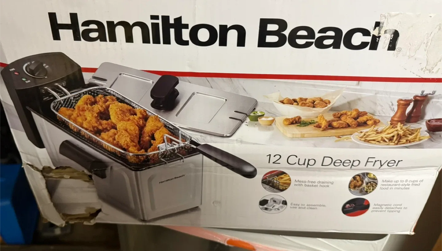 Hamilton Beach 12 Cup Deep Fryer thumbnail