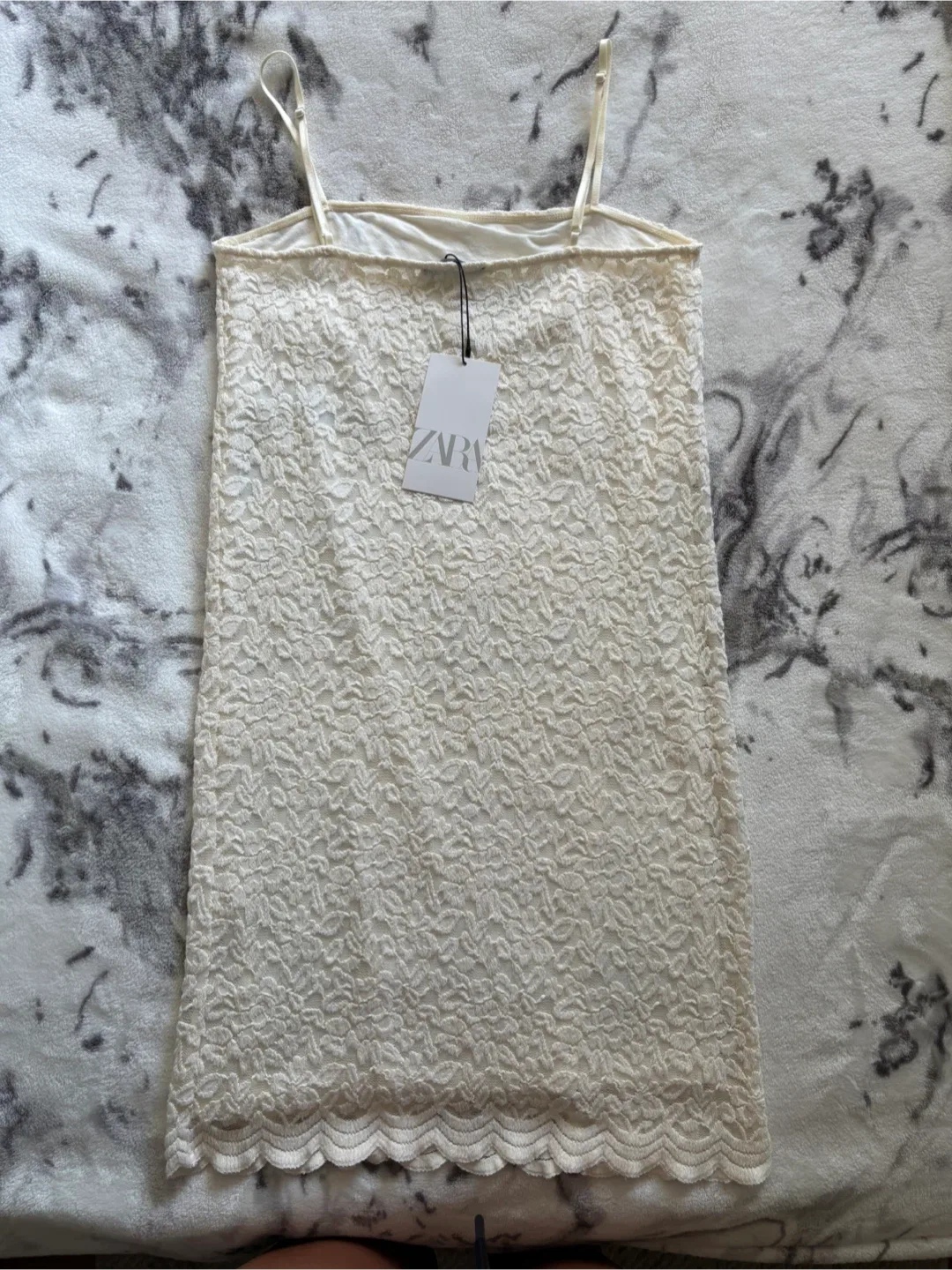 Zara Lace Cami Dress - Size L image indicator(5)