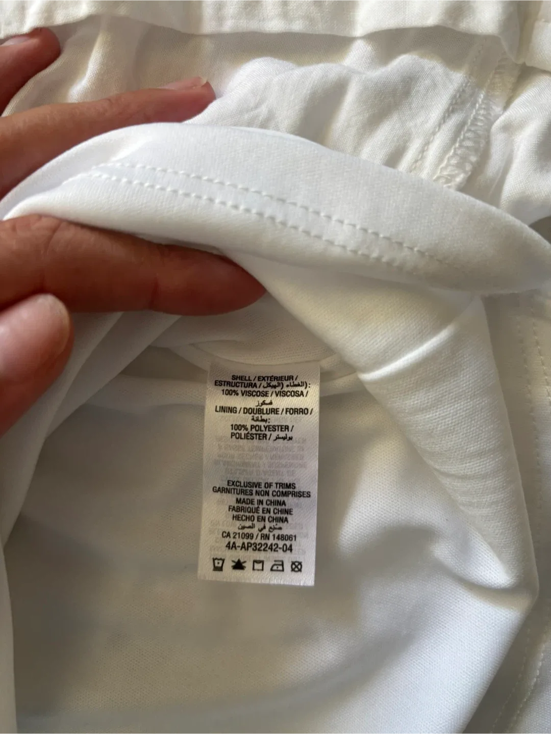 Ardene Long White Skirt - Size S image indicator(5)