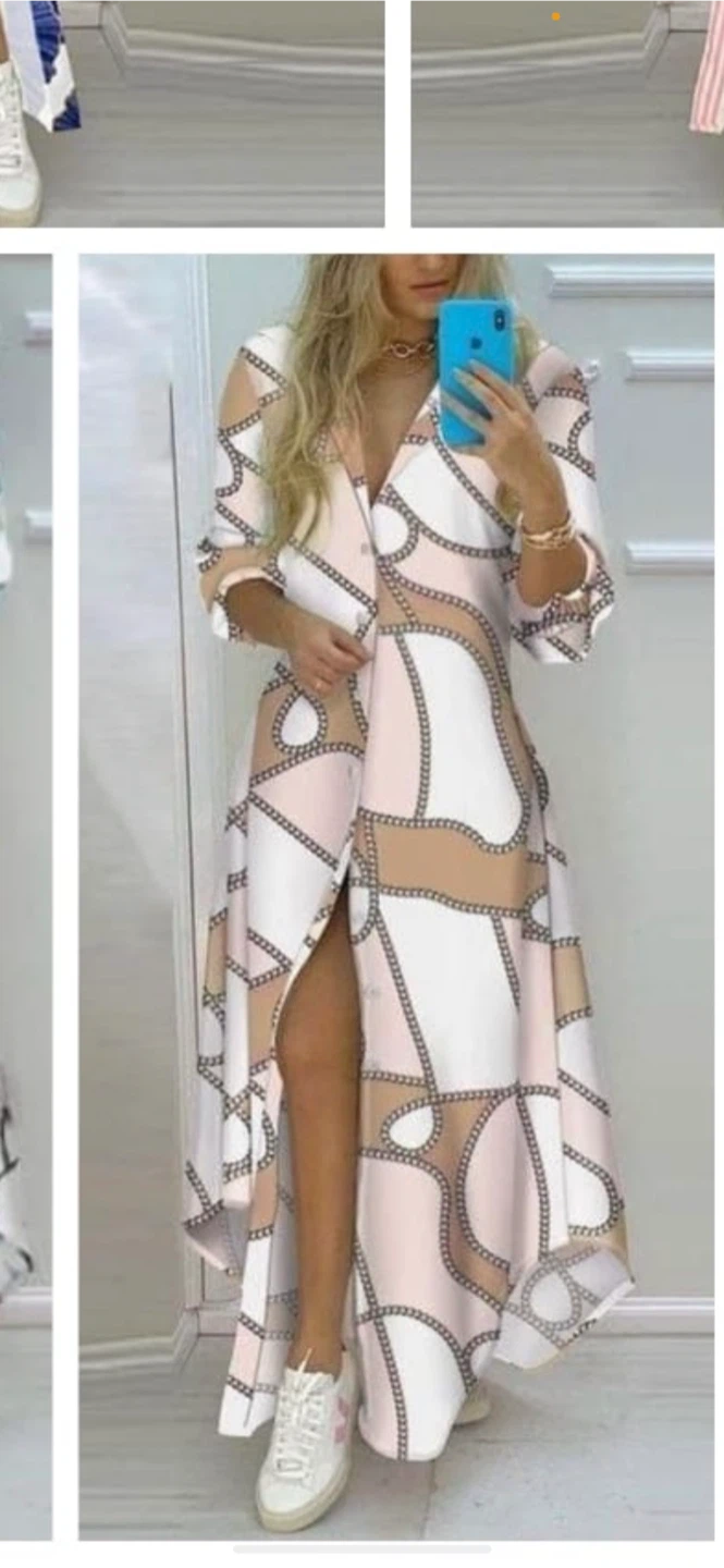 Patterned Maxi Dress