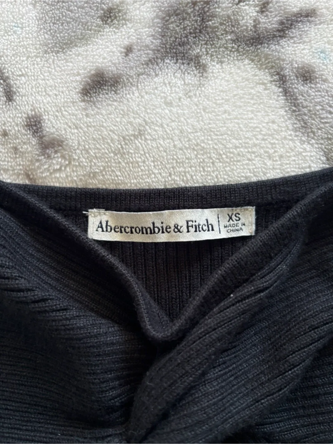 Abercrombie & Fitch Black Twist Front tube top - XS image indicator(2)