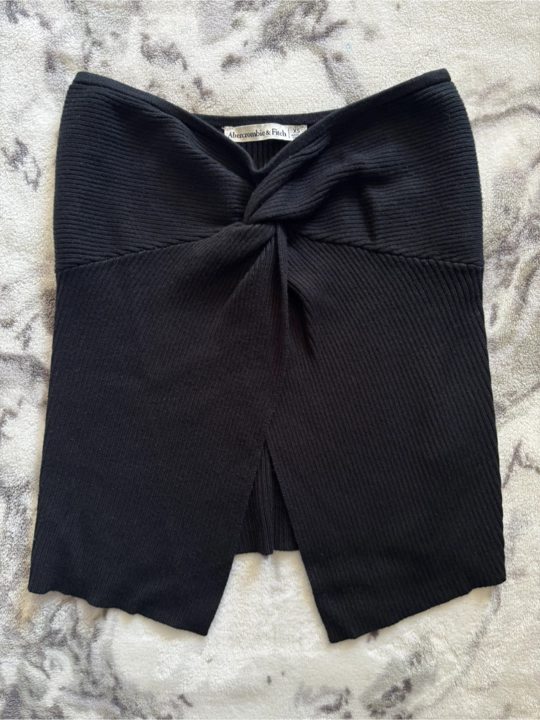 Abercrombie & Fitch Black Twist Front tube top - XS