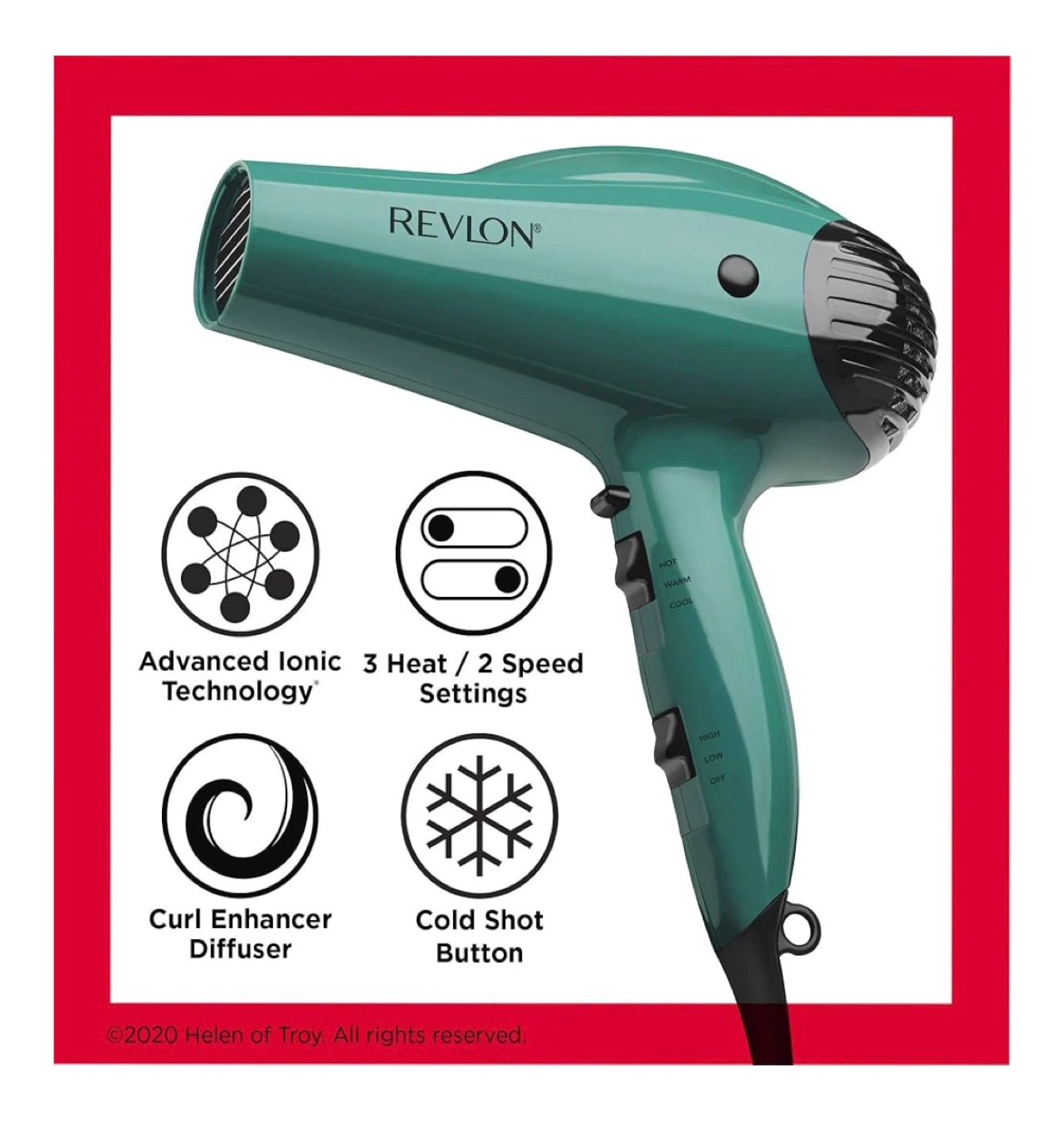 Revlon Volume Booster Hair Dryer 1875 Watts - photo 3