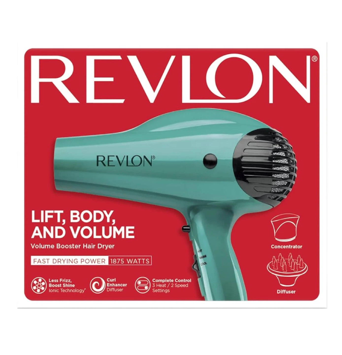 Revlon Volume Booster Hair Dryer 1875 Watts