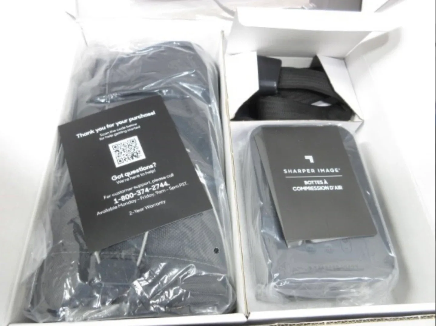 brand new - Sharper Image Air Compression Boots image indicator(4)