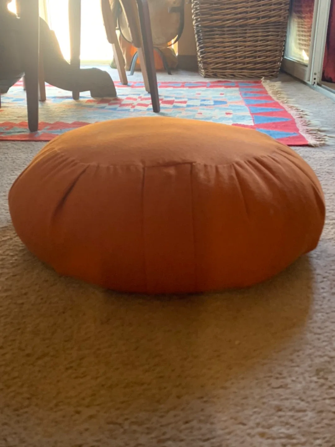 Orange Meditation Cushion image indicator(3)