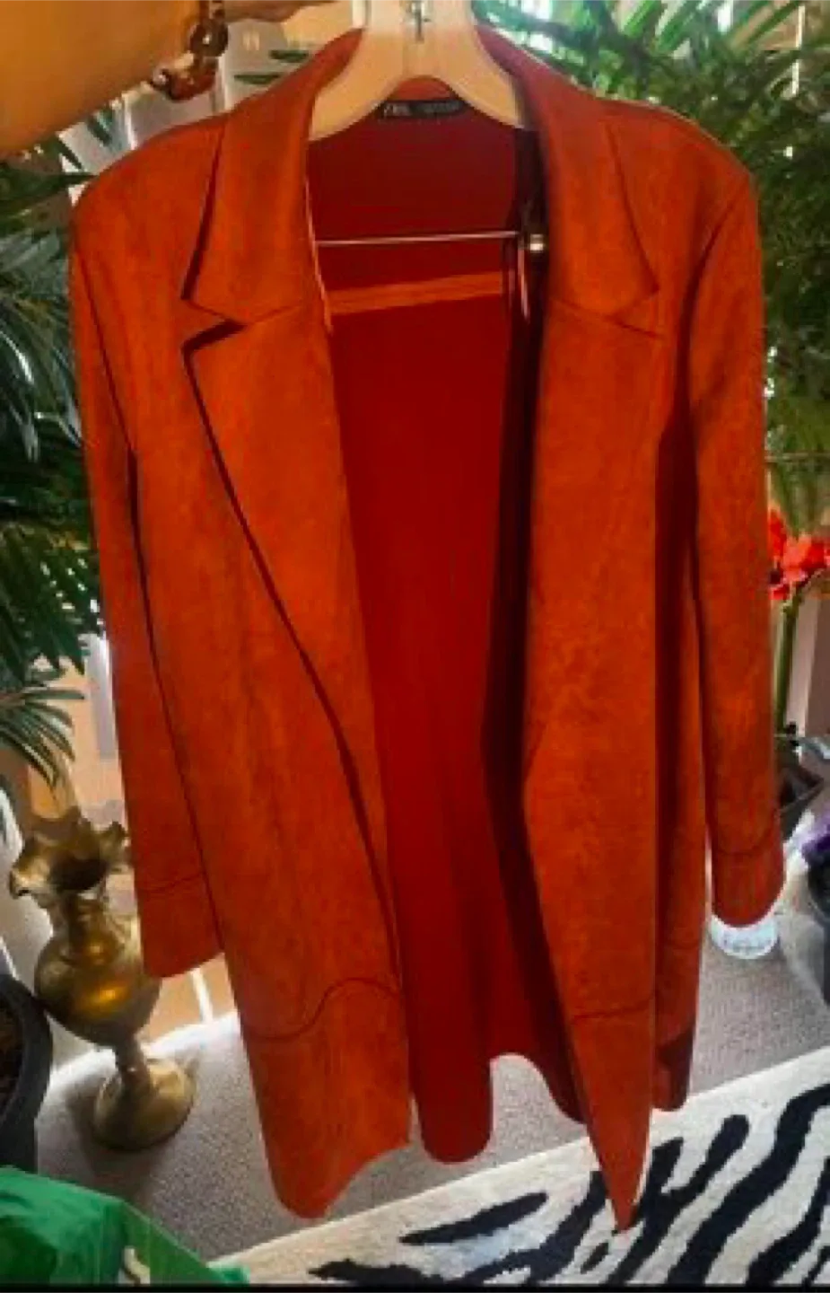 Zara Orange Blazer thumbnail